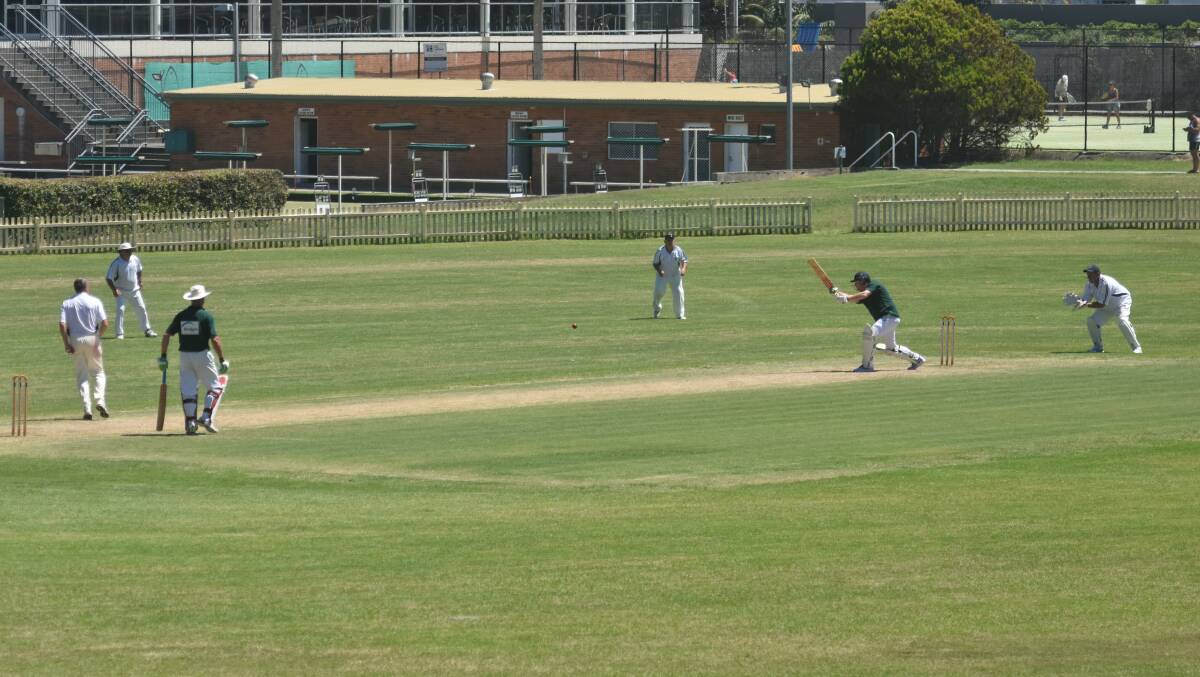 Great conditions: New England faced Tamworth at Oxley Oval on Thursday for the first of  the Over 50s matches. Photo: Matt Attard