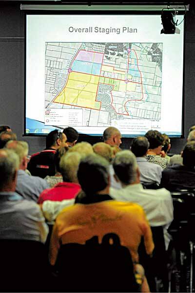 WELL ATTENDED: About 100 residents attended a meeting on a master plan for the rural area of South Tamworth. 020312RCF002