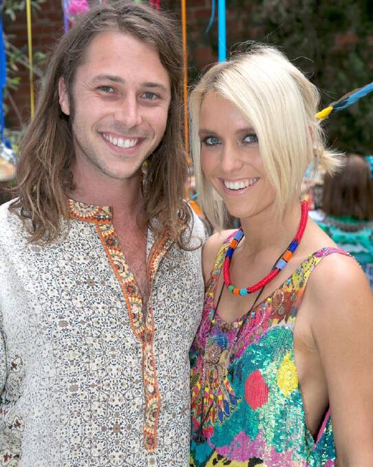 Growing up, what was a birthday party must-have? 'Fairy bread was my number one. You'd leave if there was no fairy bread.': Tim Wheatley (pictured with Lucy Middleton) at Camilla's party.