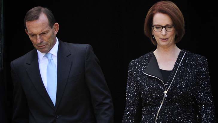 Tony Abbott has indicated support for the NDIS. Photo: Andrew Meares