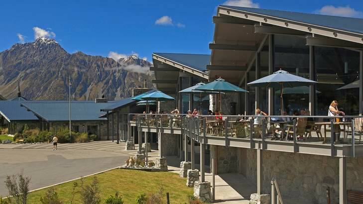 The Sir Edmund Hillary Alpine Centre includes a popular cafe and bar. Photo: Emma Duval