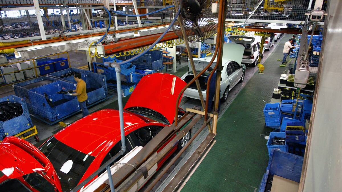 Ford's Broadmeadows production line in 2004. Photo: SHANNON MORRIS