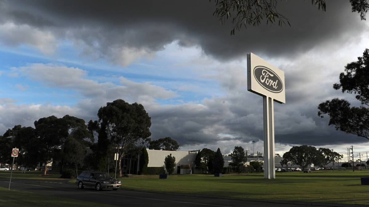 Ford Australia will cease all manufacturing in Australia from October 2016. Photo: WAYNE TAYLOR