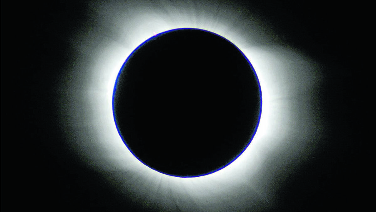 FADE TO BLACK: The dramatic effect of a total solar eclipse. Photo: Dave Reneke