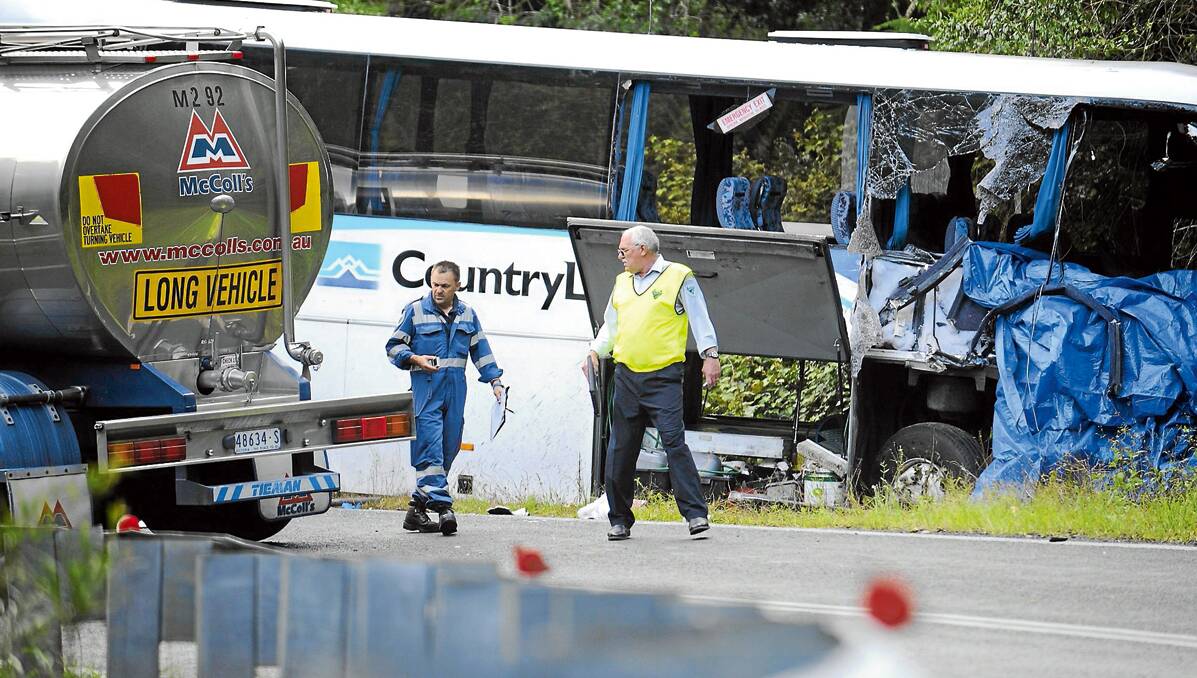 FATAL: An empty McColl’s milk truck and a CountryLink bus collided on the Gwydir Highway, halfway between Grafton and Glen Innes, on February 10. The driver of the bus died at the scene.