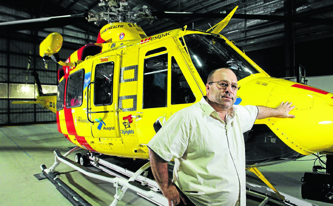 NEW PARTNERSHIP: Hunter and New England North West Westpac Rescue Helicopter Service general manager Richard Jones says a merger with the service based in Lismore will only strengthen the two operations. Photo: Max Mason-Hubers