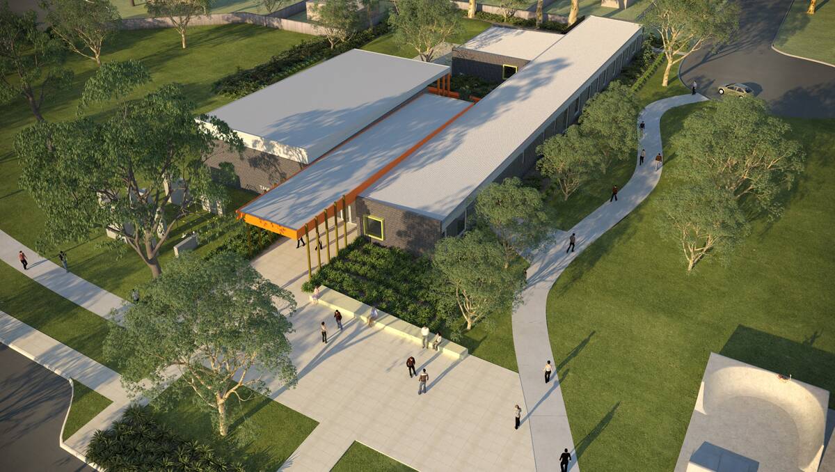 VISION OF THE FUTURE: A 3-D image of what the Tamworth Regional Youth Centre, to be built under the NOW Initiative, will look like.