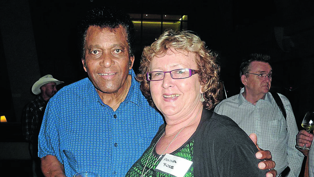 HELLO CHARLEY: This was a Kodak moment if ever there was one. After interviewing Charley Pride over the phone for Capital News, I finally got to meet him face to face. Photo: Robyn Northey