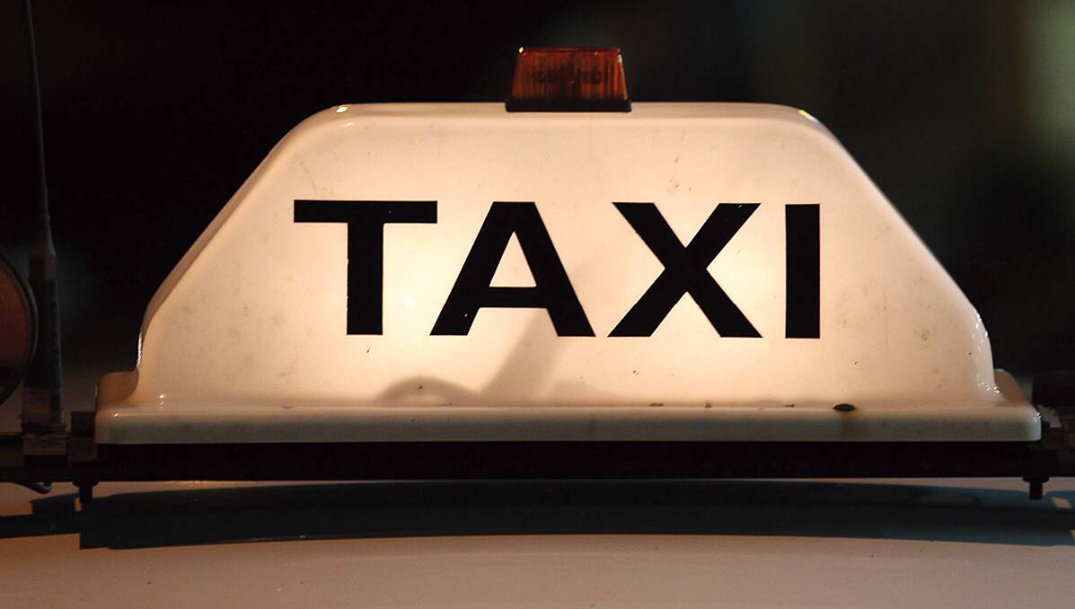 Taxi driver bashed and robbed.