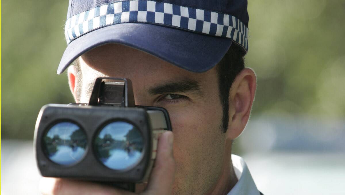 Police are hunting a driver who led them on a chase through streets reaching speeds 80km/h over the posted speed limit.