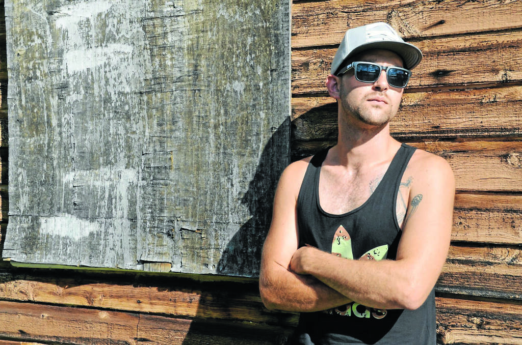 RHYME AND REASON: Inverell hip-hop artist DukeBox Bailey was an unusual choice for the famous Woodford Folk Festival. Photo: The Inverell Times