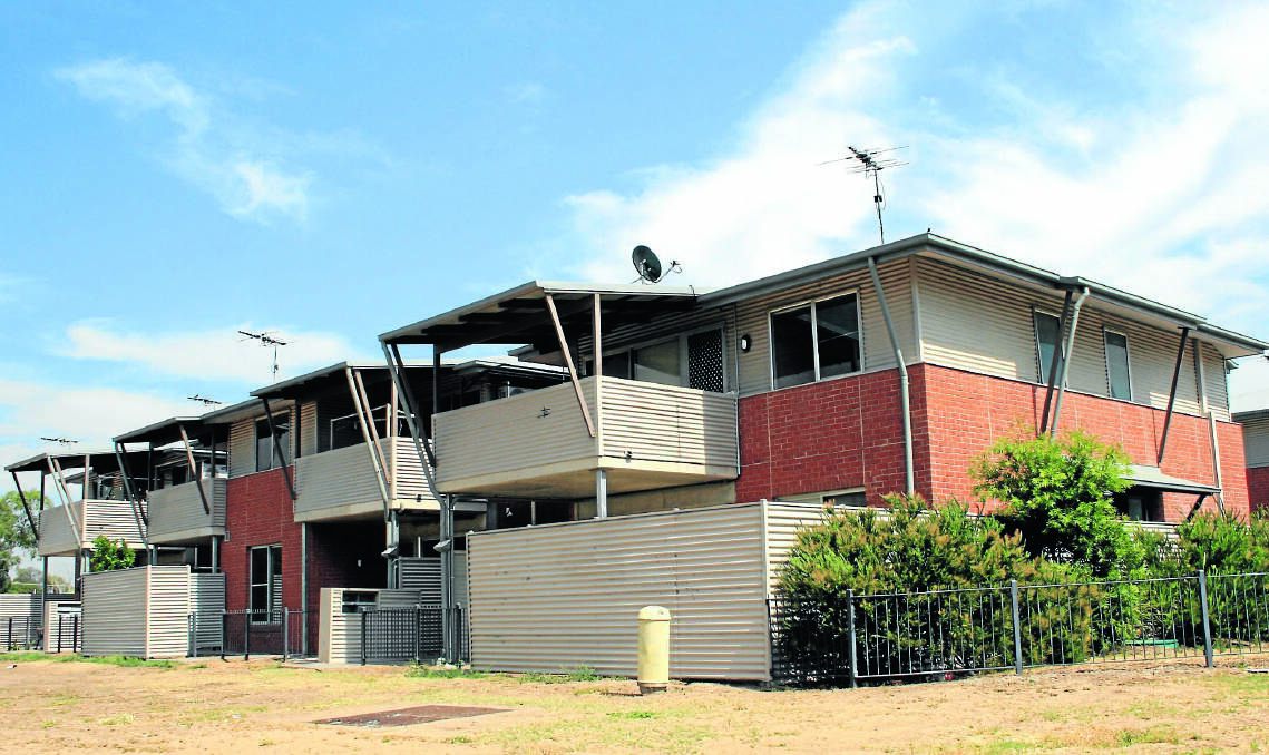 COUNTING THE COST: One of the six Moree public housing unit blocks the state government will be forced to overhaul at taxpayers’ expense. Photo: Bill Poulos