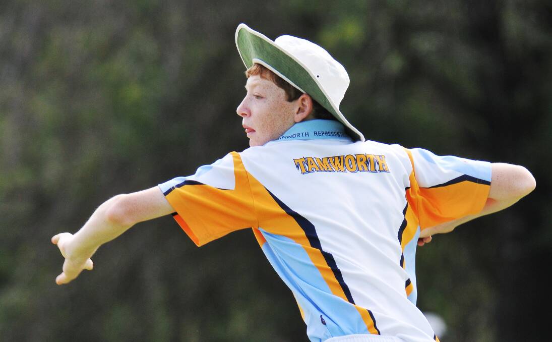 Jack Diebold returns for his Tamworth side in their eight wicket win over West Pennant Hills Cherrybrook. 080114GGB06