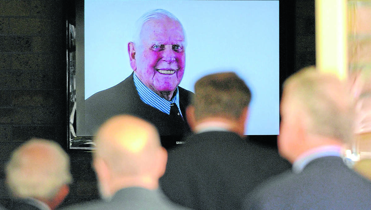 REMEMBERED: The life of former politician, cricketing enthusiast and Gunnedah local Roger Wotton was celebrated by many.