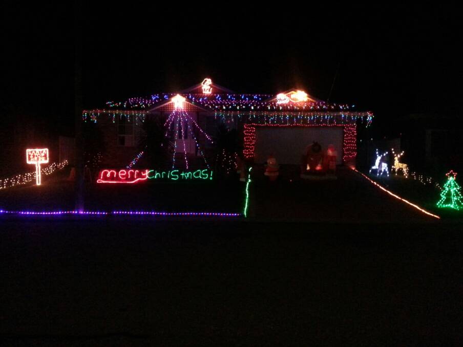 8 Glen Garvin Drive keeps up with the festive spirit of Christmas. Photo: supplied