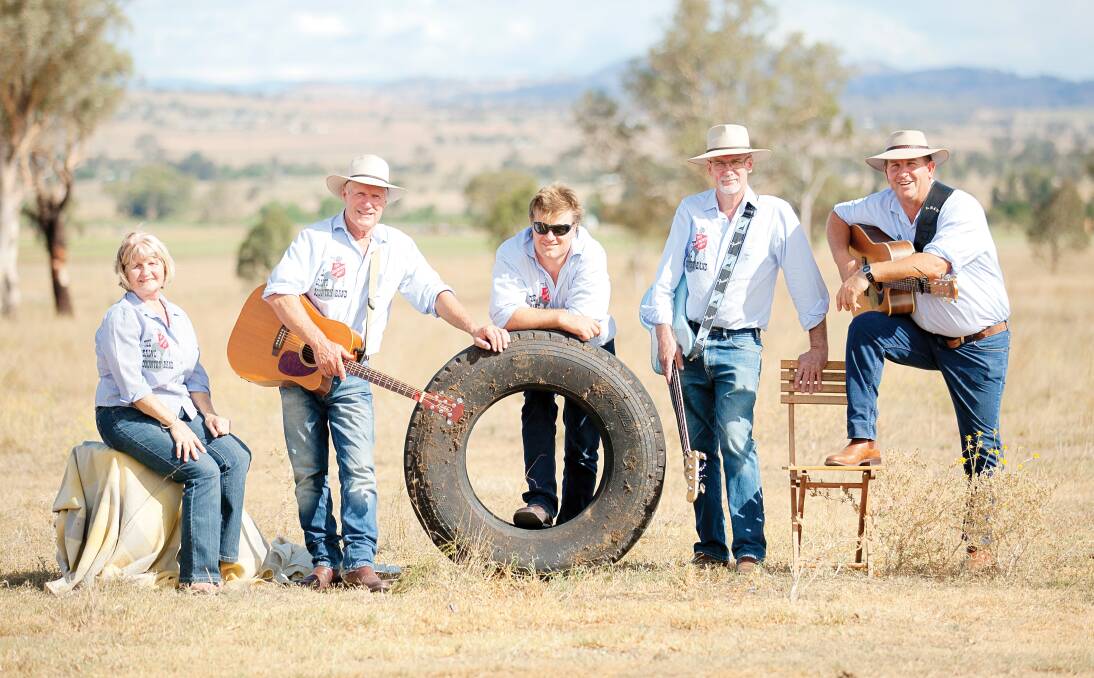 SWAN SONG: The Salvo Country Band will be back for their final Tamworth festival appearances after a 17-year run. From left there is Marilynn and Phil Butler, Lyndon Briggs, Chris Townsend and Lach McKay. 