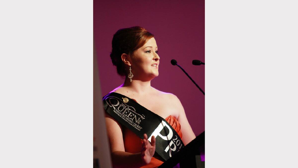 2012 outgoing Princess Shae McIntosh shed a tear or two as she described the year as one of the 'best of her life'. Photo: Gareth Gardner