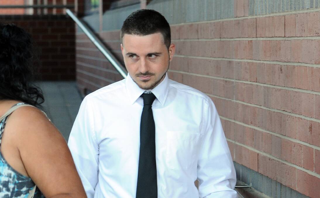 WALKING FREE: James Strudwick has been handed a nine-month suspended sentence for his part in the aftermath of Senior Constable David Rixon's murder. Photo: Gareth Gardner 251113GGE09