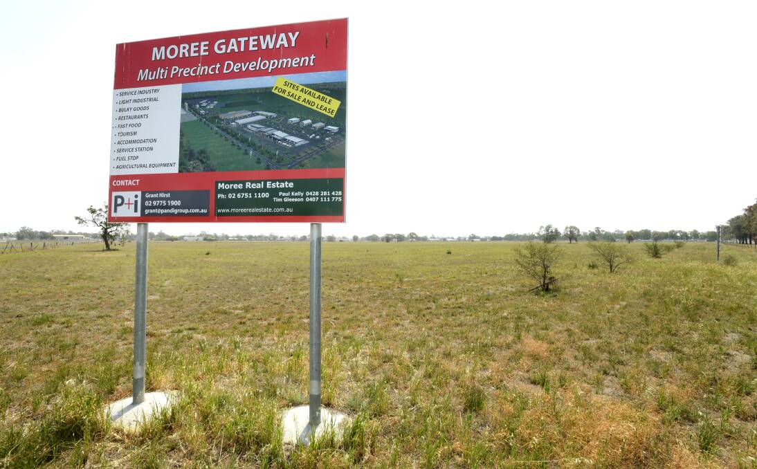 STARTED: Construction work on Moree’s new industrial estate has begun.  240913BSH01
