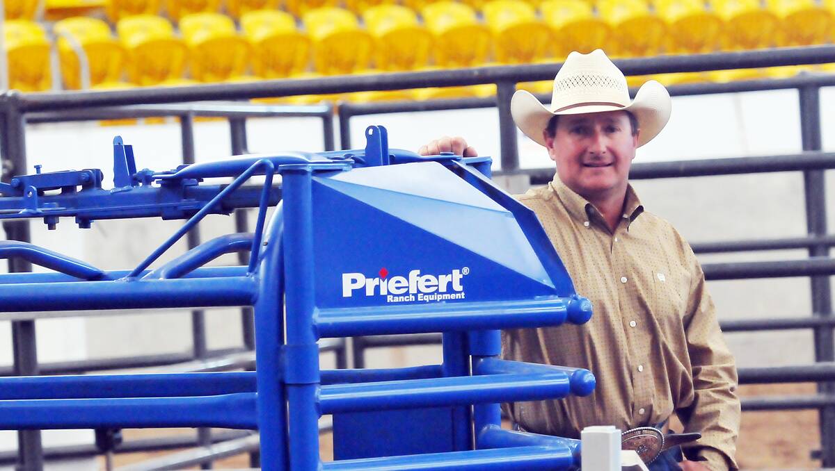 Greg Leys is looking forward to a great night of rodeo action at AELEC tonight. Photo: Geoff O’Neill 140912GOF01