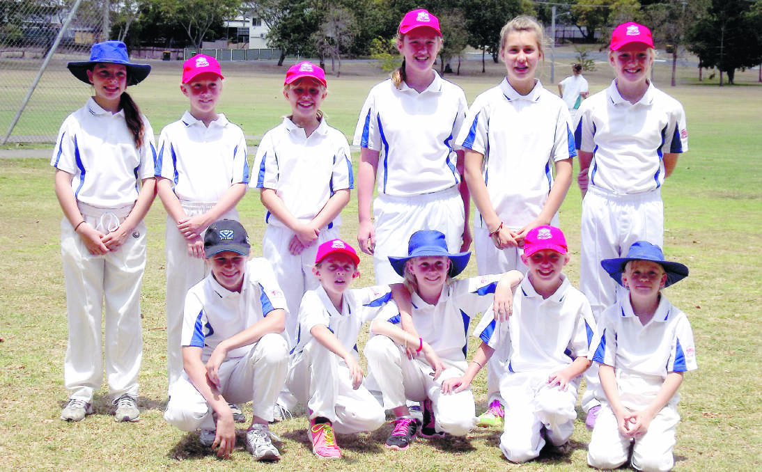 Narrabri West is through to the state cricket knockout semi-finals for the third straight year.(Back from left) Kyah Cornish, Clariese Ryman, Alyssa Ford, Dahlia Glennie, Jessica Kelly and Cassidy Morley (Front from left) Georgia Hardman, Amelia Beer, Elsie Ford, Caitlyn Ford and Alexandria Bennett.