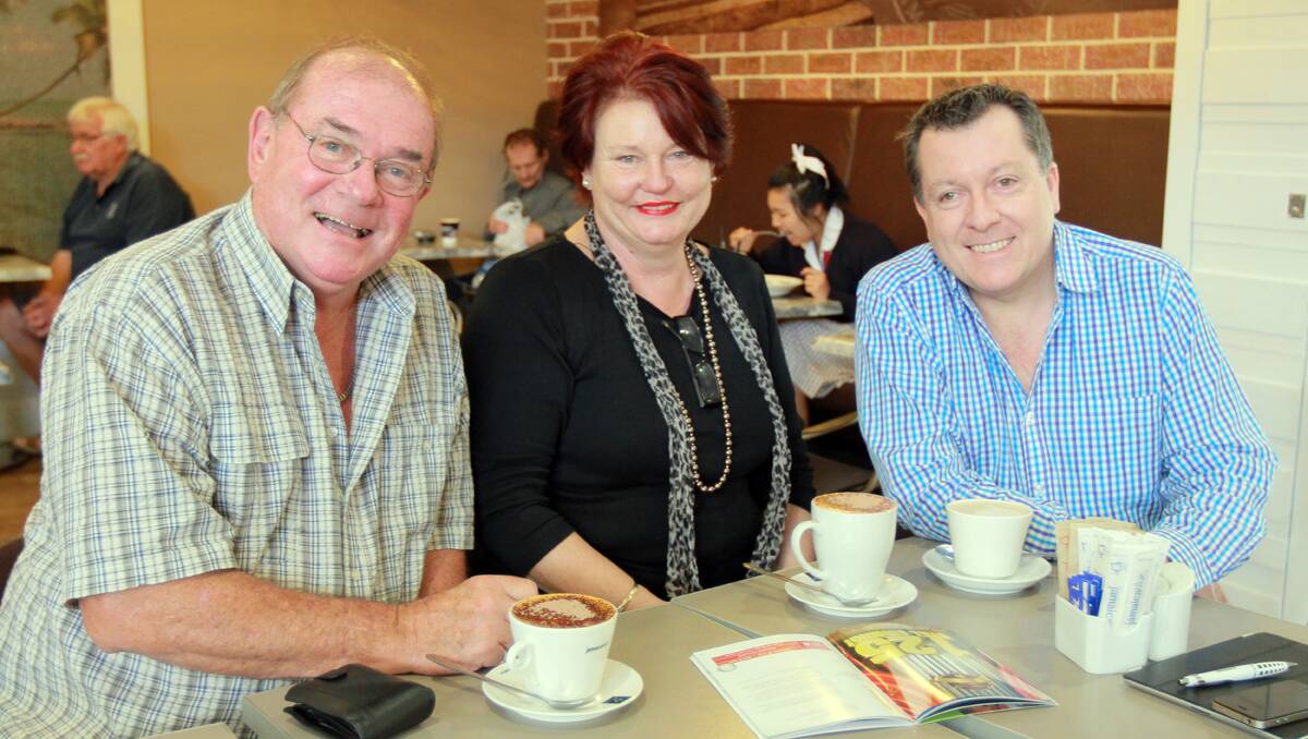 BIG PLANS: Bill Gleeson, Ann Walsh and Peter Ross are looking forward to the celebrations for the Tamworth Musical Society’s 125th year. Photo: Robert Chappel 060313RCF01