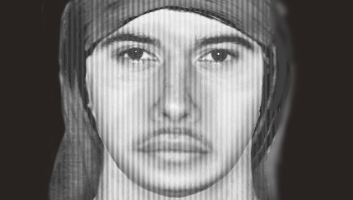 Comfit image of man wanted for home invasion.