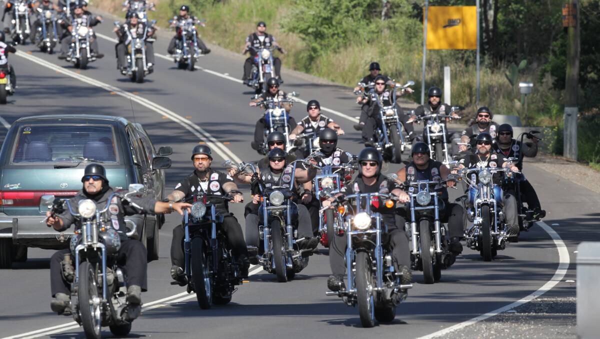 A man believed to be linked to the outlaw Rebels Motorcycle Club bikie gang has been arrested and charged following the search of a vehicle in Wallabadah at the weekend. Photo: Fairfax