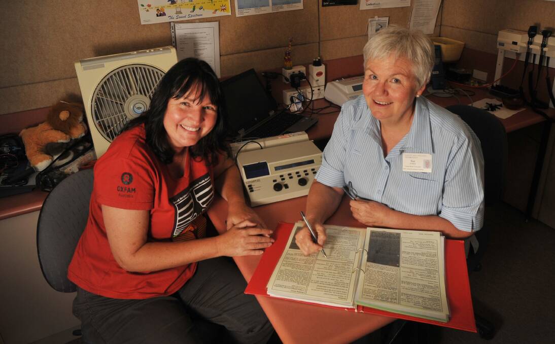 PASSIONATE: Dr Paula Wye and clinical nurse consultant audiometry Sue Hynes have seen first-hand how the Better Health Check can change  people's lives. Photo: Gareth Gardner 220114GGB02