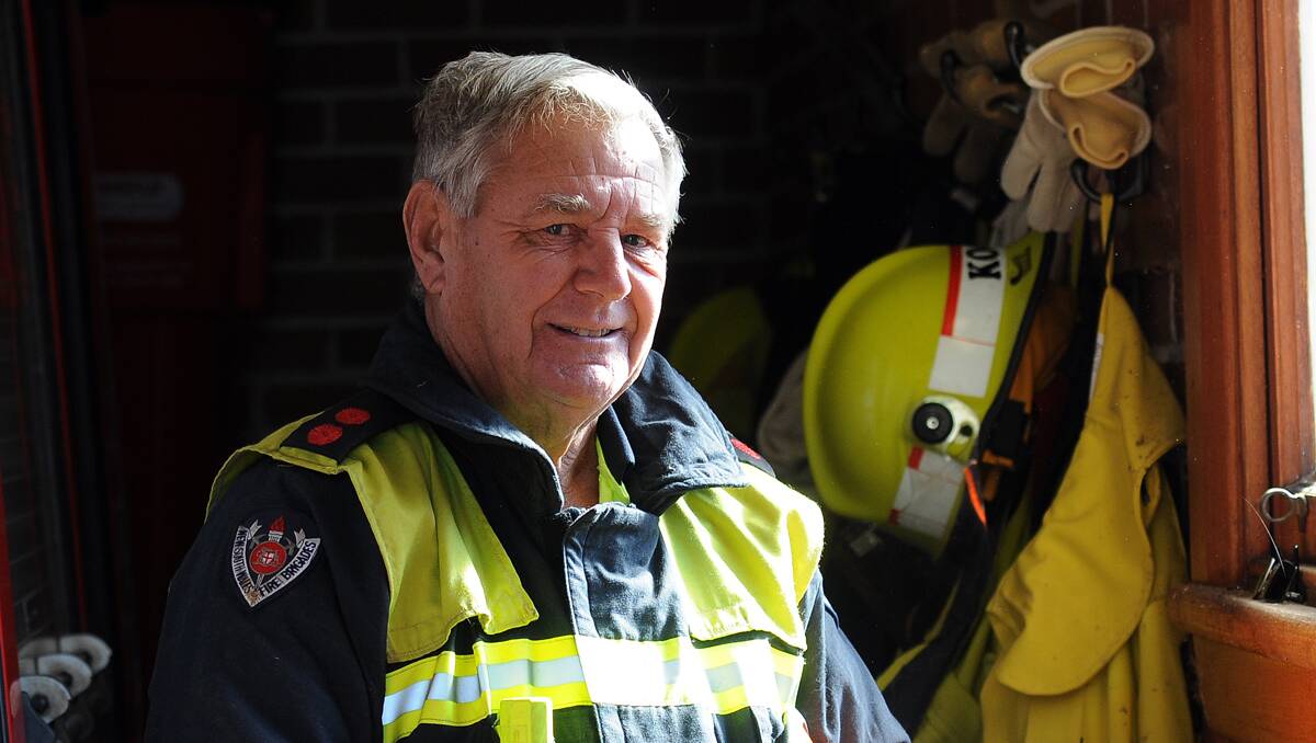 REMARKABLE ACHIEVEMENT: Ted Taylor is celebrating 50 years in Manilla Fire & Rescue. Photo: Gareth Gardner 250713GGA02
