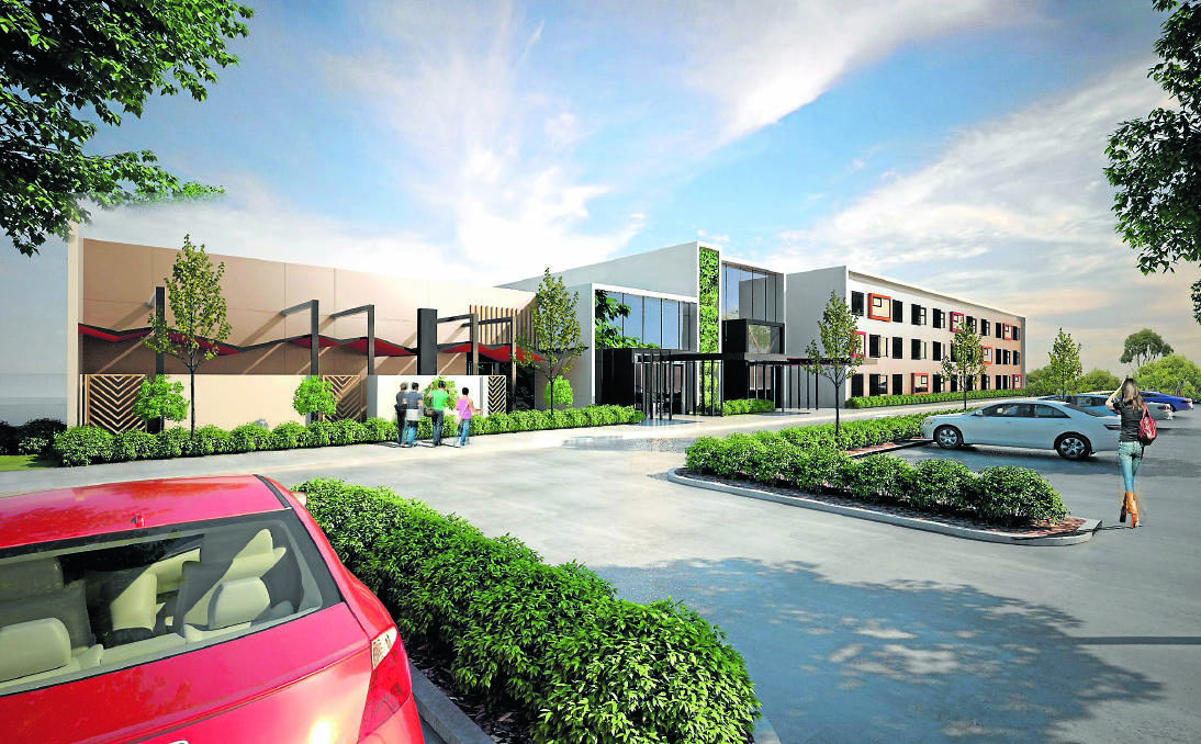 NEW ERA: An artist’s impression of the controversial motel and function room development earmarked for Scully Park No1.