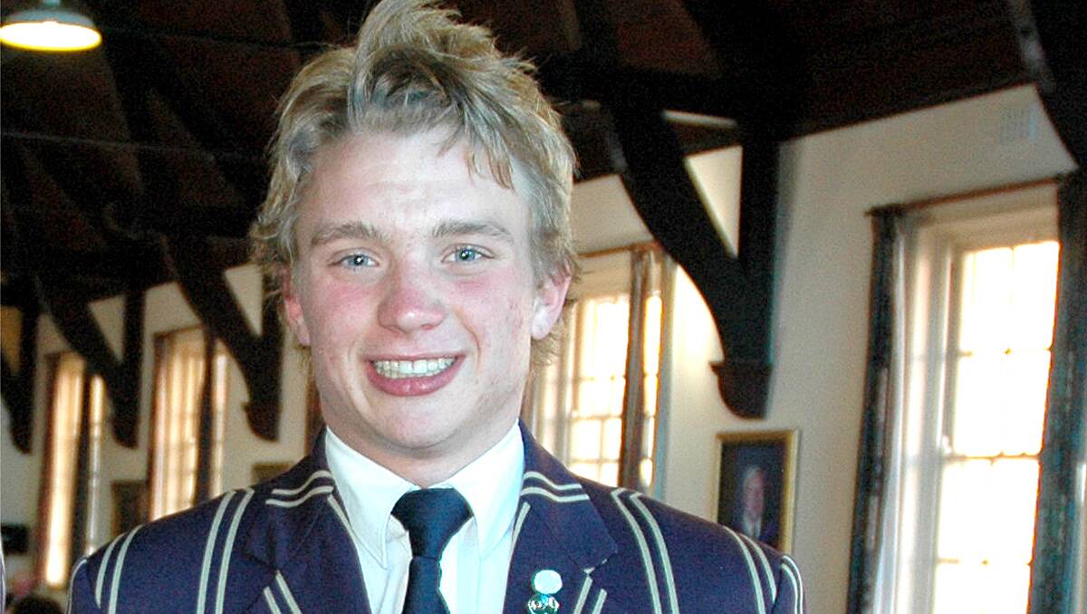 ALL ROUNDER: James Mohun has been recognised for achieving the highest band possible in 10 units of his HSC.