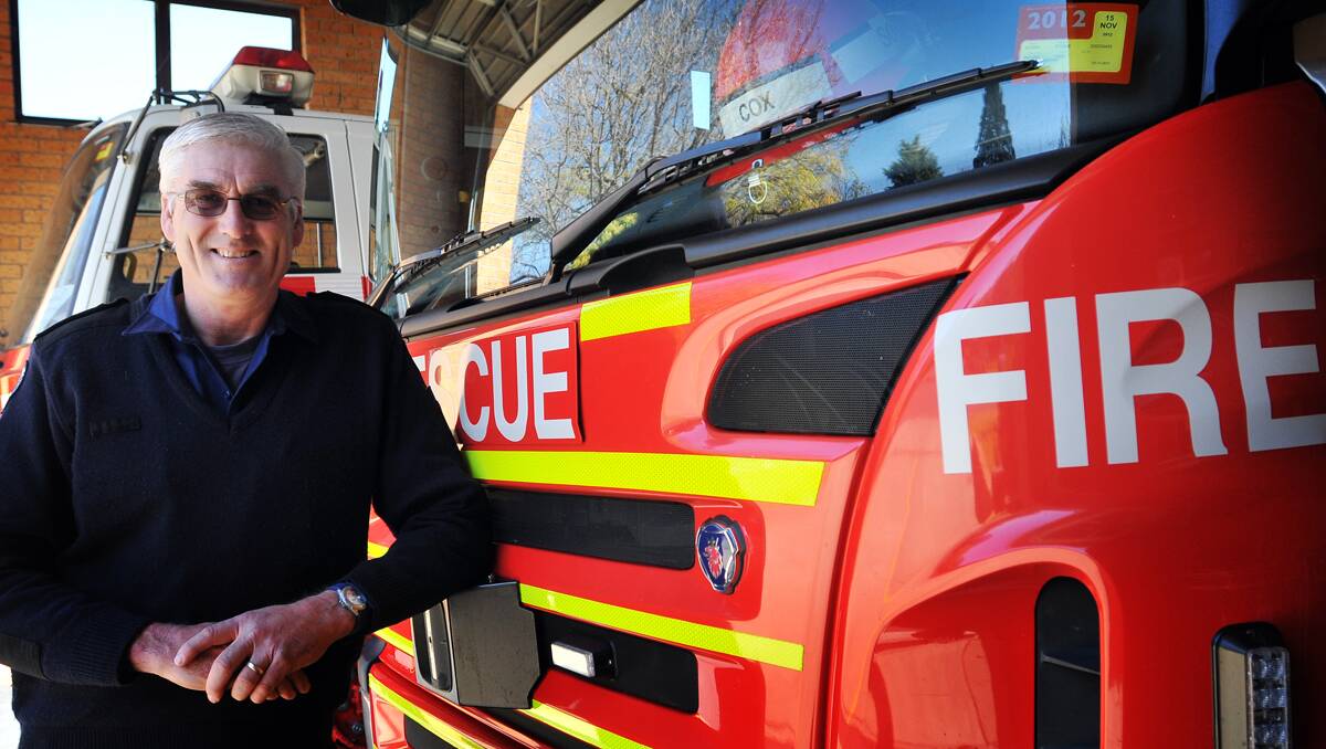 Phil Cox is our new fire chief in Tamworth. Photo: Geoff O'Neill