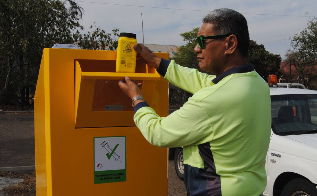 PUBLIC SAFETY: Moree Plains Shire Council has installed 11 new disposal bins for syringes.