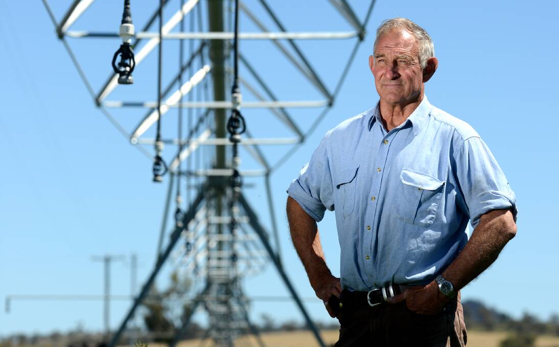GREAT DIVIDE: Peel River irrigator Tom Woolaston is being charged  double what his neighbours are for water simply because he pumps it from a different river. Photo: Barry Smith 061213BSD06