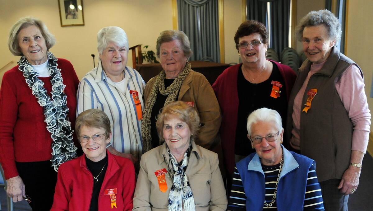 VOTED IN: Office bearers for the UHA Tamworth branch; back row, from left, Marie White, Elaine Plant, Maureen Sampson, New England regional representative Lesley Croft and Heather Ford; front, Pam Yates, Beth Larkham and Annette Lowe.   050813GGC03