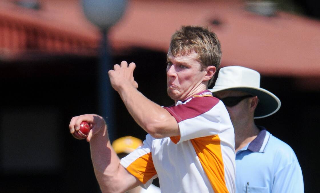 Jack McVey can’t wait to play Albury and try to go through some different batsmen.  Photo: Gareth Gardner  211213GGB06