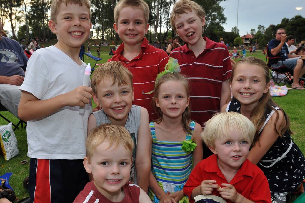 Crowds gather in Bicentennial Park for the annual Carols in the Park. Photo: Geoff O'Neill