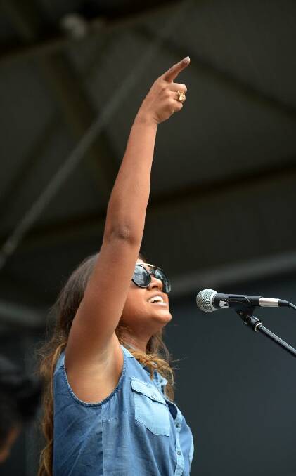 The star of the show Jessica Mauboy.