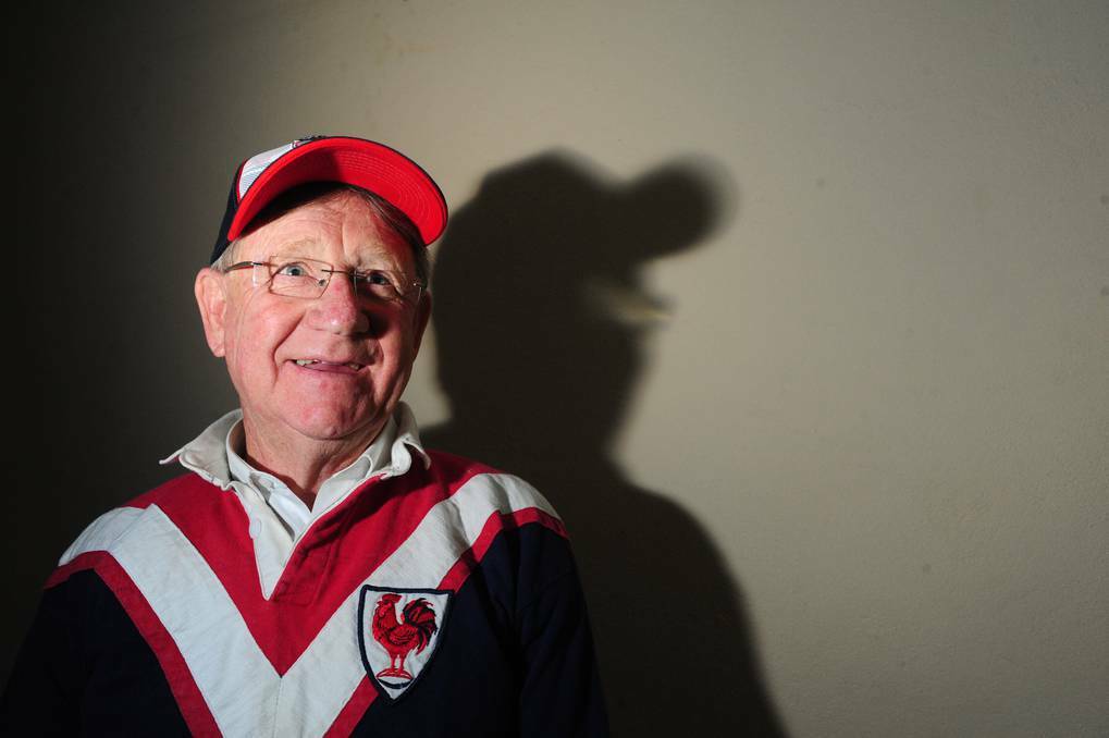 Kel Brown will be cheering his beloved Roosters in Sunday's NRL grand final. Photo: LOUISE DONGES