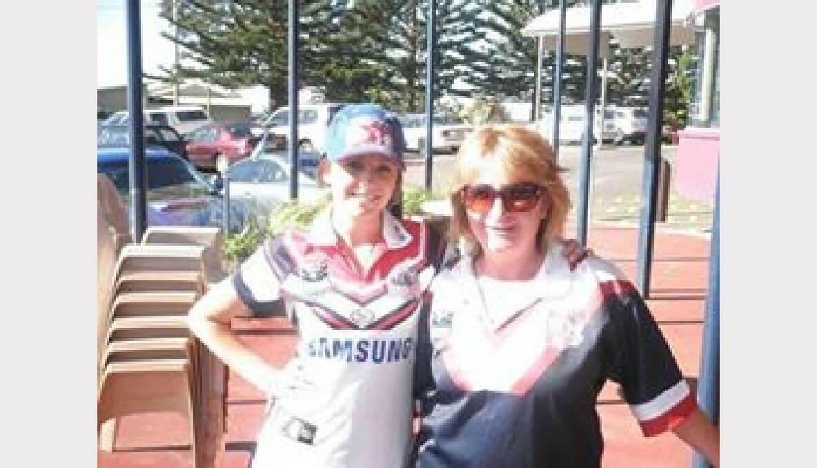 Mikki and Lucy Josifovska are huge Roosters' fans.
