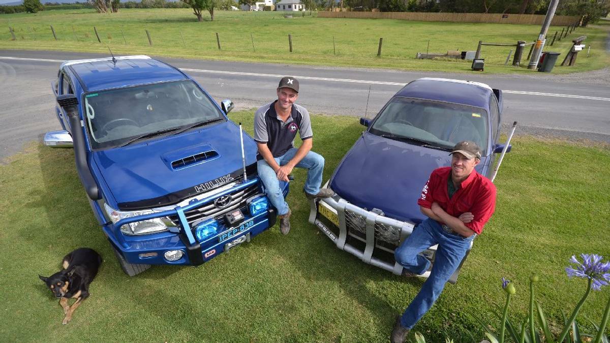 Dairy farmers Brent Pepper and Tim Cochrane say a lack of practicality probably helped spell the demise of the ute. Picture: Adam Wright