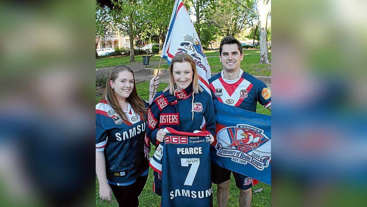 Jennaya Palmer, Bianca Hughes and Dan Brown are confident they’ll see the Sydney Roosters waving the premiership banner.