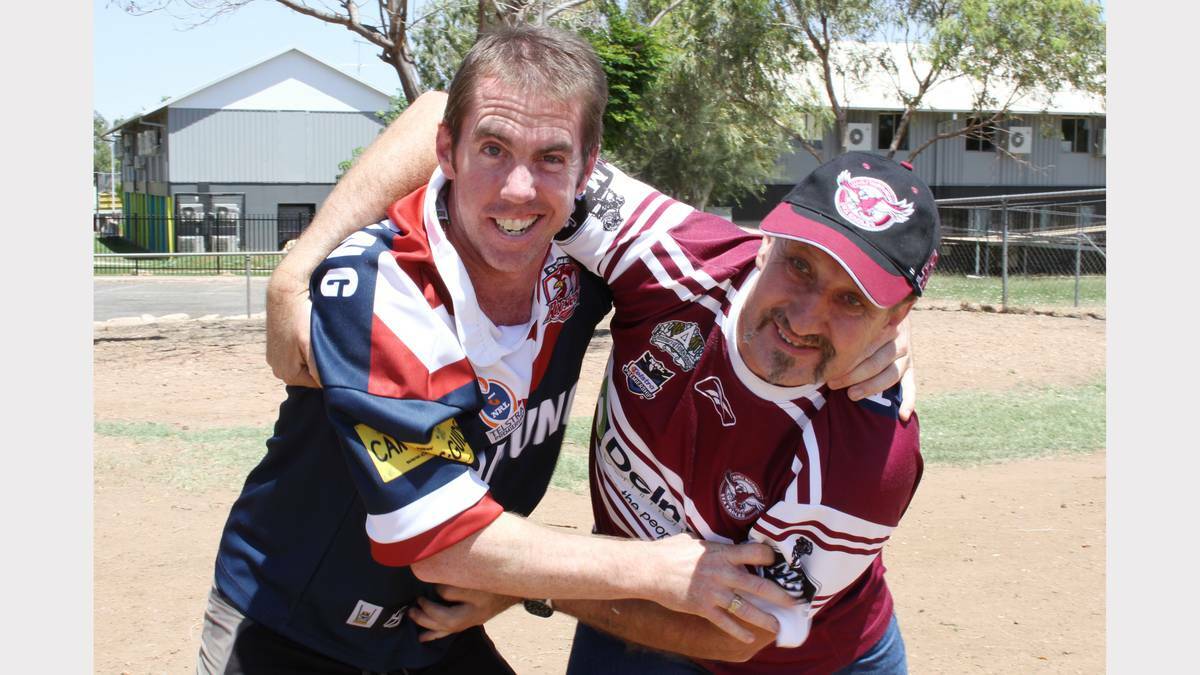 Cameron and Jack Gibson will be hoping for a grand final victory on Sunday night when the Roosters and Sea Eagles clash.Cameron and Jack Gibson will be hoping for a grand final victory on Sunday night when the Roosters and Sea Eagles clash.