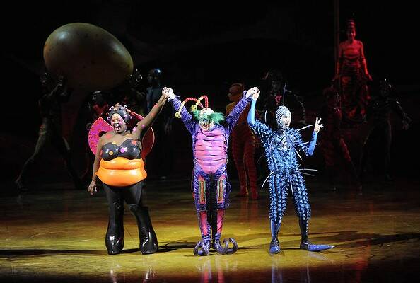 OVO by Cirque Du Soleil at the Melbourne dress rehearsal. Photo: Mal Fairclough