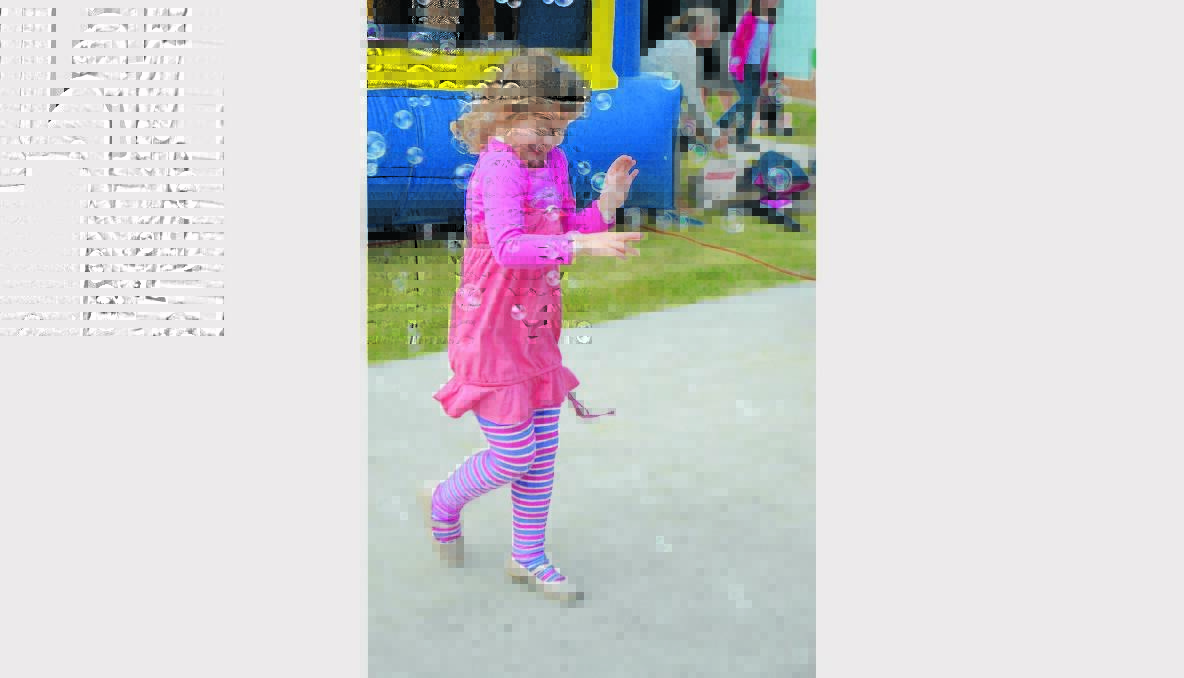 Annabelle Mills at the annual Fairview Fete in Moree on Sunday. 