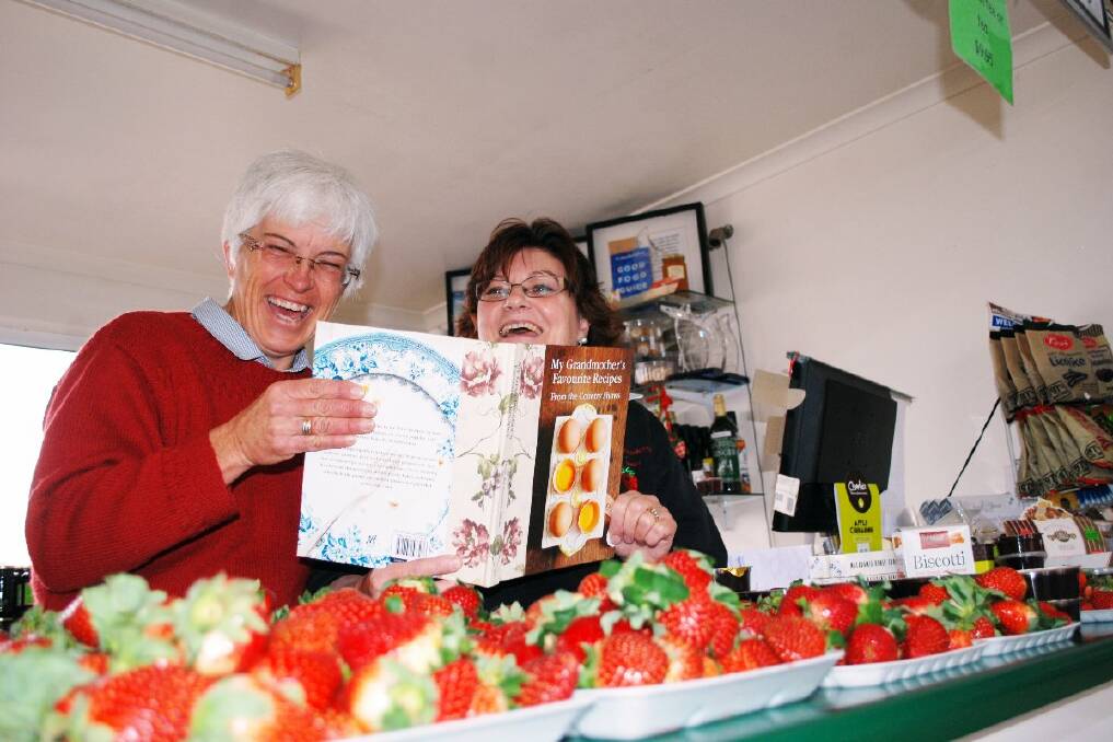Lots of surprises: The Examiner's Lisa Reed and cookbook winner Cecily Tarrant of The Super Strawberry discover lots of local content in My Grandmoster's Favourite Recipies. 