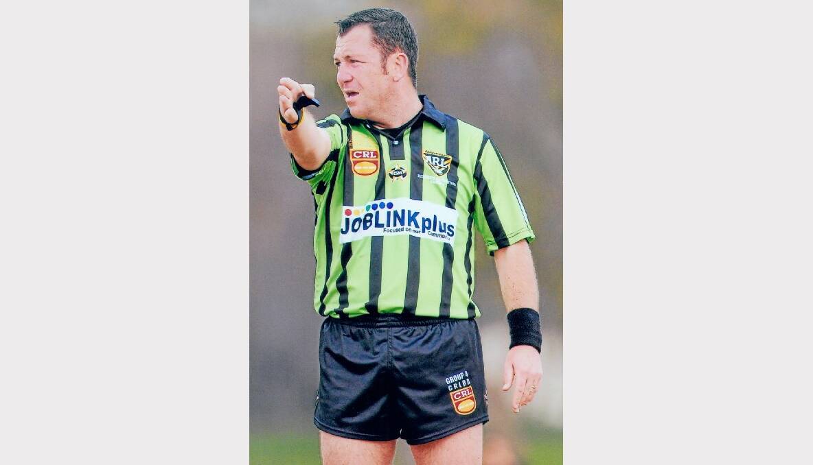 On Saturday, this Gunnedah whistleblower took the reins of the biggest game of his 10-year career – the NSW Country Tier 2 Final between Group 2 and Group 7 in Dubbo. Pictured, Gunnedah league referee James Brown. Photo: Namoi Valley Independent. 