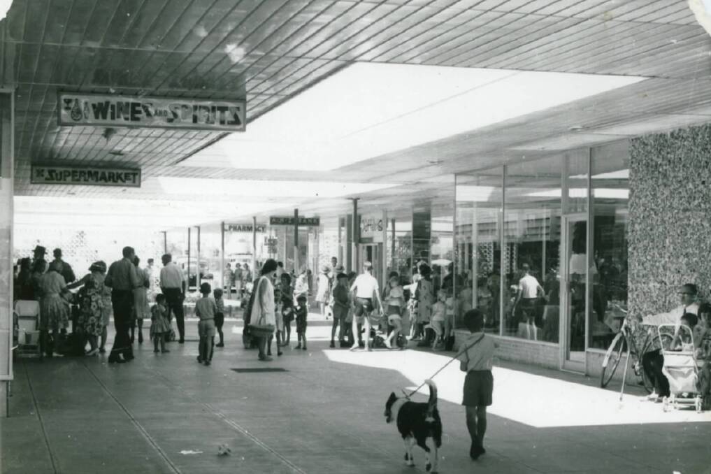 THEN: The original Southgate Shopping Centre in South Tamworth.