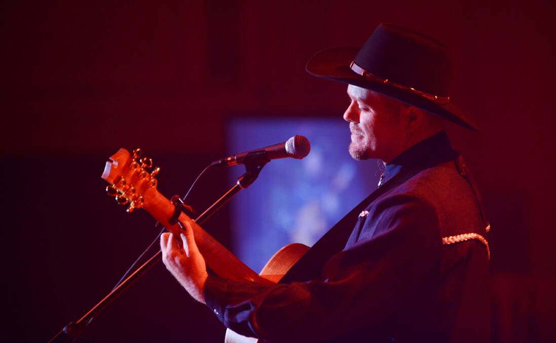 Justin Standley performs at the Toyota Star Maker finals. Photo:Barry Smith 190114BSB21
